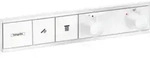 hansgrohe Fertigmontageset RainSelect UP-Thermostat, 2 Verbraucher, mattwei&szlig;