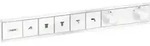hansgrohe Fertigmontageset RainSelect UP-Thermostat, 5 Verbraucher, mattwei&szlig;
