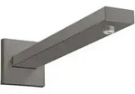 hansgrohe Brausearm Rainfinity 390mm, eckig, brushed black chrome