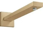 hansgrohe Brausearm Rainfinity 390mm, eckig, brushed bronze