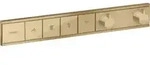 hansgrohe Fertigmontageset RainSelect UP-THM, 4 Verbraucher, brushed bronze