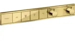 hansgrohe Fertigmontageset RainSelect UP-THM, 4 Verbr., polished gold optic