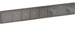 hansgrohe Fertigmontageset RainSelect UP-THM, 4 Verbr., brushed black chrome