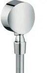 hansgrohe Wandanschluss Fixfit mit R&uuml;ckflussverhinderer, chrom