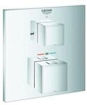 Grohe Fertigmontageset Grohtherm Cube UP-Wannen-Thermostat, m int. 2-W.-Umstg., chrom