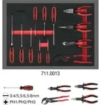 KS Tools Schraubendreher- und Zangen-Satz, 12-tlg. in 1/1 Systemeinlage