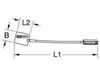 KS Tools Flexibler Inspektionsspiegel, 495 mm