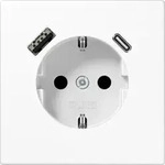 Jung SCHUKO Steckdose mit USB Typ AC LS1520-15CAWW