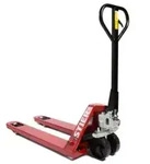 STIER Gabelhubwagen, Tragkraft 2500 kg, Gabell&auml;nge 1150 mm, Nylon-Reifen