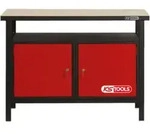 KS Tools Profi-Werkbank mit 2 T&uuml;ren, H840xB1200xT600mm