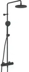 Hansa Duschsystem HANSAMICRA Thermostat, Ausl. 445-470mm, k&uuml;rzb., matt-sw