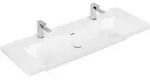 V&B Schrank-Waschtisch Subway 3.0 130x47cm, ek, m 2 HL/mit &Uuml;L, st. wh. C+