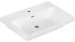 V&B Schrank-Waschtisch Subway 3.0 65x47cm, eck., m 1 HL/mit &Uuml;berlauf, wei&szlig;