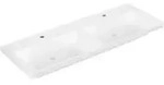 V&B Schrank-Doppelwaschtisch Subway 3.0 130x47cm, ek, m je 1 HL/o &Uuml;L, st. wh. C+