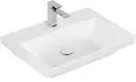 V&B Schrank-Waschtisch Subway 3.0 65x47cm, eck., m 1 HL/o &Uuml;L, wei&szlig; C-plus