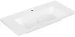 V&B Schrank-Waschtisch Subway 3.0 100x47cm, eck., m 1 HL/o &Uuml;berlauf, wei&szlig;