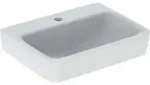 Geberit Handwaschbecken Renova Plan 50x38cm, Hahnl. mit., o. &Uuml;berlauf, wei&szlig;