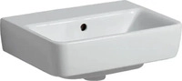 Geberit Handwaschbecken Renova Plan 45x34cm, o. Hahnl., m &Uuml;L, wei&szlig; KeraTect