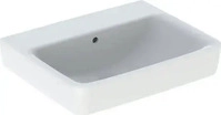 Geberit Waschtisch Renova Plan 55x44cm, o. Hahnl., m &Uuml;L, wei&szlig; KeraTect