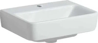 Geberit Handwaschbecken Renova Plan 45x34cm, Hahnl. mit., o. &Uuml;L, we. K-Tect