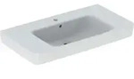 Geberit Aufsatzwaschtisch Renova Plan 90x48cm, HL mit., m &Uuml;L, Ablagefl., we.