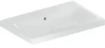 Geberit Waschtisch iCon Light 75x48cm, o. Hahnloch, mit &Uuml;berlauf, wei&szlig;