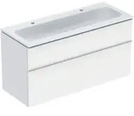 Geberit M&ouml;bel-Waschtischset iCon 120x63x48cm, we., we. ma, Gr. wei&szlig; matt