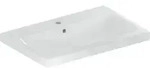 Geberit Waschtisch iCon Light 75x48cm, Hahnl. mit., mit &Uuml;berlauf, wei&szlig;