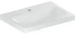 Geberit Waschtisch iCon Light 60x42cm, Hahnl. mit., o. &Uuml;berlauf, wei&szlig;