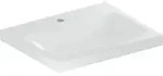 Geberit Waschtisch iCon Light 60x48cm, Hahnl. mit., o. &Uuml;L, we. K-Tect