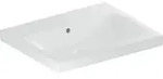 Geberit Waschtisch iCon Light 60x48cm, o. Hahnloch, mit &Uuml;berlauf, wei&szlig;