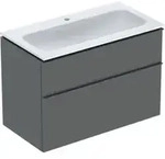 Geberit M&ouml;bel-Waschtischset iCon 90x63x48cm, we/KeraTe, Ko/Fr/Gr la. matt