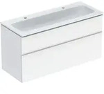 Geberit M&ouml;bel-Waschtischset iCon 120x63x48cm, w/KT, we. hochgl., Gr. vc