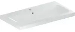 Geberit Waschtisch iCon Light 90x48cm, Hahnl. mit., m &Uuml;L, we. KeraTect