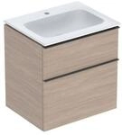 Geberit M&ouml;bel-Waschtischset iCon 60x63x48cm, we/KeraTe, Ei, Gr. lava matt
