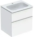Geberit M&ouml;bel-Waschtischset iCon 60x63x48cm, w/KT, we. hochgl., Gr. vc