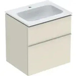 Geberit M&ouml;bel-Waschtischset iCon 60x63x48cm, w/KT, sa hochgl., Gr. sa ma