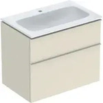 Geberit M&ouml;bel-Waschtischset iCon 75x63x48cm, we., sa hochgl., Gr. sa matt