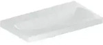 Geberit Waschtisch iCon Light 75x42cm, o. Hahnl., o. &Uuml;L, wei&szlig; KeraTect