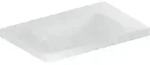 Geberit Waschtisch iCon Light 75x48cm, o HL, o &Uuml;, m Abl, we. K-Tect