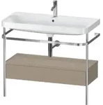 Duravit M&ouml;belwaschtisch-Kombi Happy D.2 Plus 97,5x49cm, 1 HL, lei, m Kons, 1 Lad