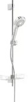 Hansa Brausestangen-Set HANSABASICJET Style 764mm, 3-strahlig, Wandmontage, chrom