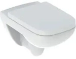 Geberit Wand-WC, Tiefsp&uuml;ler-Set Renova Plan 6/5 l, rimfree, mit WC-Sitz, wei&szlig;