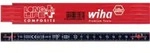 Wiha Gliederma&szlig;stab Longlife&reg; Plus Composite 2 m metrisch, 10 Glieder wei&szlig;