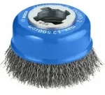 Bosch Topfb&uuml;rste X-LOCK Clean for Metal 75 mm 0,3 mm gewellter Stahldraht