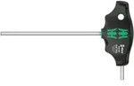 Wera 454 HF Quergriff-Sechskantschraubendreher Hex-Plus mit Haltefunktion, 5 x 150 mm