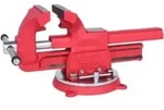 KS Tools Schraubstock mit Rundteller, 125 mm
