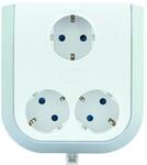 REV Steckdosenerweiterung MultiPower 3-fach wei&szlig;-grau