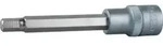 KS Tools 1/2" Bit-Stecknuss Innensechskant, lang, 9mm