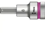 Wera 8740 C HF Zyklop Bitnuss mit 1/2"-Antrieb mit Haltefunktion, 8 x 60 mm